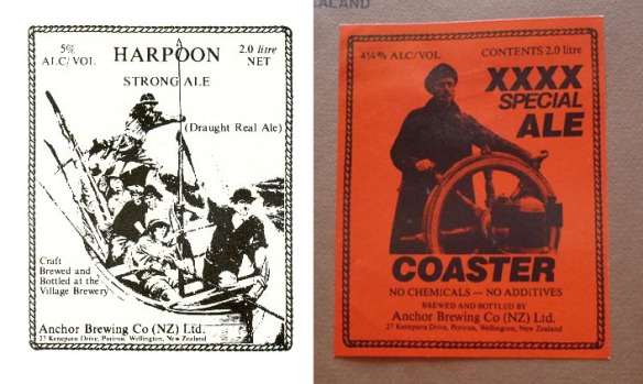 Some rather fabulous Anchor Beer labels I found in the depths of Google. Note the VERY early use of the term 'Craft'.